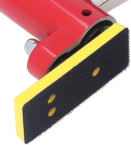 Jadeshay Mini Orbital Sander, High Power Air Sander with Air Filter Random Orbital Pneumatic Sander Polisher for Auto Body Work Furniture Wood Metal Surface
