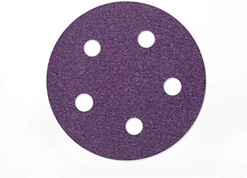 3M Cubitron II Hookit Paper Disc, 732U, 80+ C-weight, 5 in x NH, 5HL
