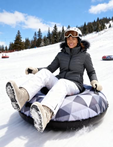 Skieer Women's Ski Jacket Waterproof Warm Puffer Thick Hooded Winter Coat