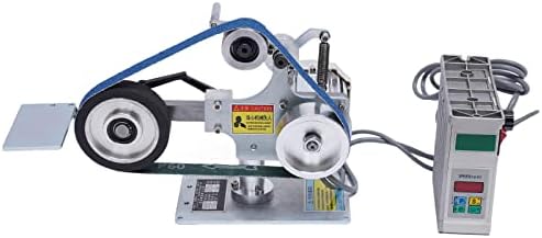 Abrasive Belt Machine 30'' x 1'' DIY Desktop Belt Sander Vertical Horizontal Belt Polisher Sharpener Grinder with Brushless Motor 550W Fixed Angle Sharpening Polishing Machine