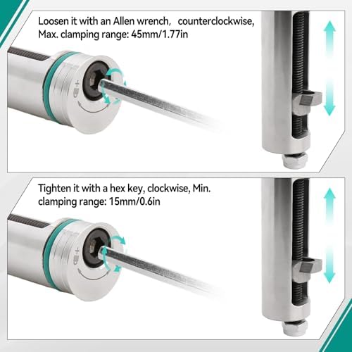 2Pcs Bench Connector Dog, Workbench Connector Clamps Fits 20 mm/0.79inch DogHoles for MFT System Woodworking Tables Connecting