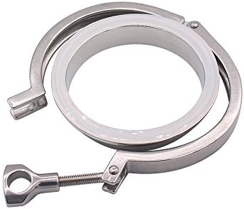 DERNORD Stainless Steel 304 Single Pin Heavy Duty Tri Clamp with Wing Nut for Ferrule TC 1.5'' (Pack of 1)