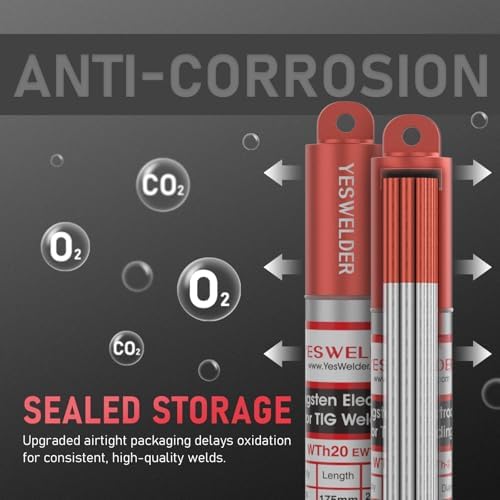 YESWELDER TIG Welding Tungsten Electrode Red Tip