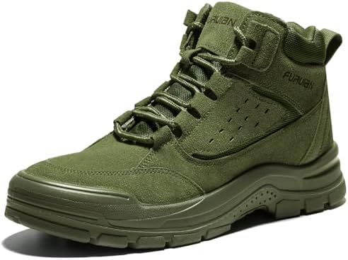 Furuian Steel Toe Boots for Men Women Lightweight Work Boots Pioneer Series