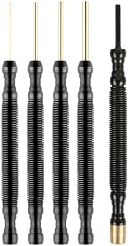 HIT Tool - Spring Punch Pin Set - Four Tip Sizes - Brass
