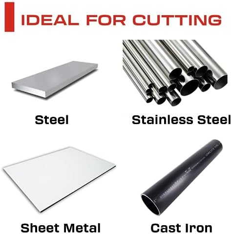 14 Inch Cut Off Wheel - Precision Smooth Cutting - Abrasive Chop Saw Blades - Aluminum Oxide - Metal Cutting Wheel - Chop Saw Wheel - Cut Off Disc - Chop Saw Blade - 14" x 3/32" x 1”