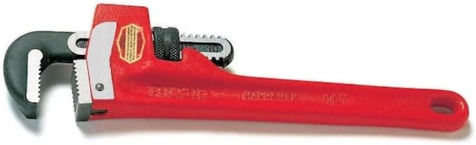 Straight Pipe Wrench, Cast Iron, 10 in. L