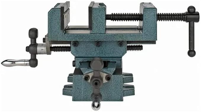 Wilton Cross-Slide Drill Press Vise, 4" Jaw Width & Max Opening, 1-3/8" Jaw Depth (Model CS4)