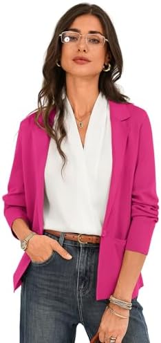 GRACE KARIN Womens Sweater Blazer Jackets Business Casual Work Cardigan