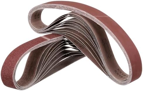 20 Pcs Sanding Belts, 1.2 x 13 Inch 120/240/400/800/1000 Grit