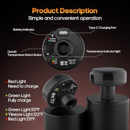 Massage Gun with Heat Massager Deep Tissue Muscle Massager Gifts for Men