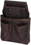 Ox Pro Full Grain Leather Tool Pouches - Made with Double Stitching and Rivet Reinforced Pockets