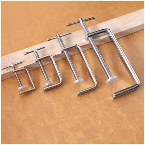G-type Clamp Woodworking Fixture Firm Gripping C-Clip Board Clamping Device Rocker Carpentry Clamp Wooden Board Fixed Clip(A)