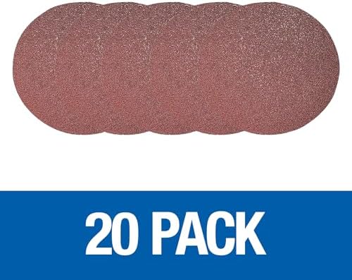 Mercer Industries 44816036 Silicon Carbide Floor Sanding Disc, Double Sided, 16" x No Hole, Grit 36F, 20-Pack