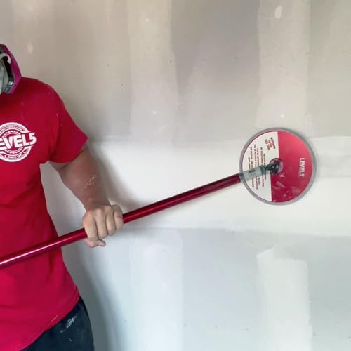 LEVEL5 48 Inch Fixed Sanding Pole | ACME Threaded Drywall Finishing Handle For Radial Sanding Heads | 5-343
