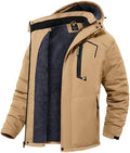 QPNGRP Mens Waterproof Ski Snowboard Jacket Winter Windproof Snow Coat