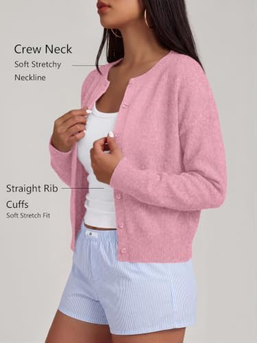 Trendy Queen Cropped Cardigan Sweaters for Women Fall Fashion Clothes 2026