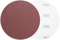 HARFINGTON 5 Pcs 6 Inch Sanding Discs 80 Grit Red Aluminum Oxide