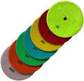 5" Dry Stone Polishing Pads Set, 50-3000 Grit
