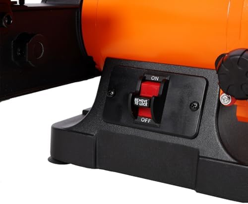 1" x 30" Belt & 5" Disc Bench Sander, Benchtop Belt Disc Sander with Adjustable Worktables, Miter Gauge & Dual Dust Ports for Woodworking Metalworking