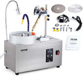 VEVOR Gem Faceting Machine, 180W Jade Grinding Polishing Machine 0-2980RPM Adjustable Rotating Speed, Rock Jewel Angle Polisher with Precise Mechanical Manipulator & Scale Gem Jade Stone Crystal