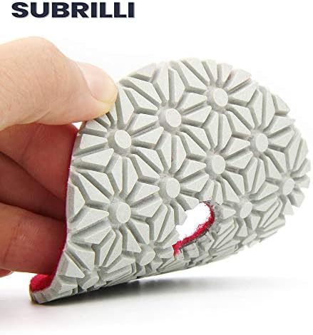 3 Step Diamond Polishing Pads 4 inch Granite Marble Polishing Kit