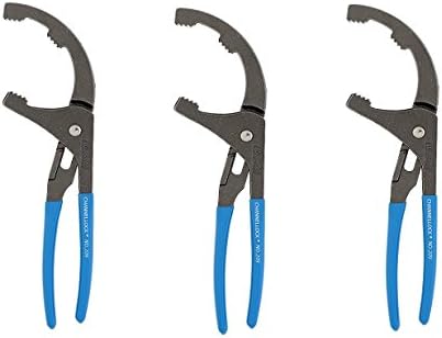 Channellock Slip-Joint Pliers 209 - Oil Filter Removal, PVC Handling, Plier Set - 9 in, 3-Pack