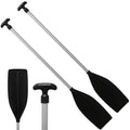 Five Oceans 4-Feet Canoe Paddle - Boat Paddle, T-Handle Oar Paddle for Canoe, Kayak and Small Boats - Corrosion-Resistant Floating Boat Paddles Marine-Grade Aluminum & Heavy-Duty Plastic | Aluminum Shaft & High Impact Plastic Blade