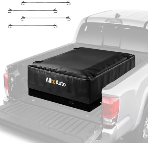 26 Cubic Feet Truck Bed Cargo Bag, Waterproof with Heavy Duty PVC