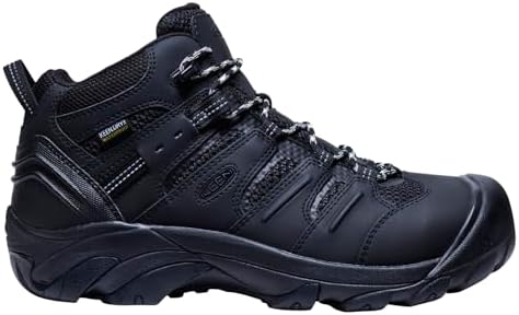 KEEN Utility Men's Lansing Mid Height Steel Toe Waterproof Work Boots