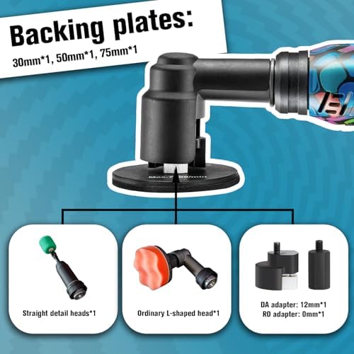 BATOCA S6 Mini Cordless Polisher 2 Heads for Car/Motorcycles Detailing Kit