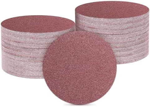 HARFINGTON 1000 Pcs 2 Inch Sanding Discs 40 Grit Red Aluminum Oxide