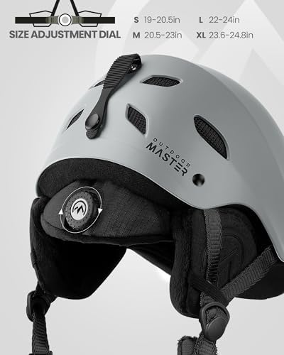 OutdoorMaster Kelvin Ski & Snowboard Helmet Set with RPO Goggles