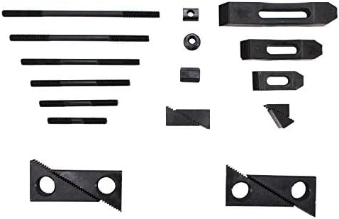 58PC Hold Down Clamp Clamping Set Kit Bridgeport Mill (7/16" Slot 3/8" Stud)