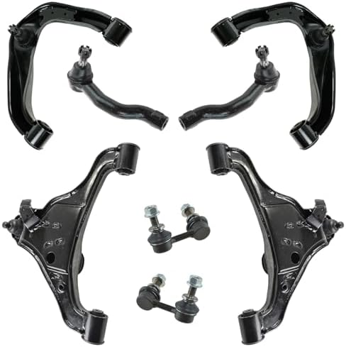 TRQ Front Steering & Suspension Kit Control Arm with Ball Joint Sway Bar