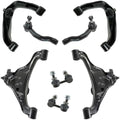 TRQ Front Steering & Suspension Kit Control Arm with Ball Joint Sway Bar
