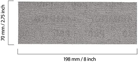 Mirka Abranet Abrasive Sheets 2.75x8 inch Grit 320 Hook and Loop