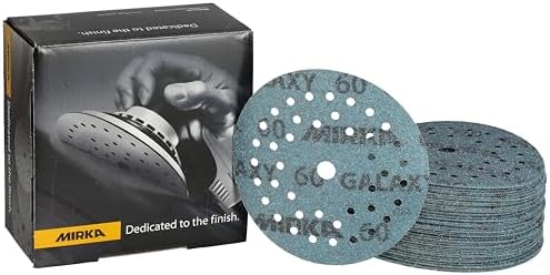 Mirka Galaxy Multifit Sandpaper 5 Inch Grit 60 50 Discs