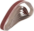 HARFINGTON 1 x 30 Inch Sanding Belts, 12 Pcs 180 Grits Aluminum Oxide