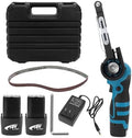 Cordless Belt Sander, 16.8V Lithium Battery, 7000RPM, 15 Sanding Belts(80-1000 Grits), Powerful Motor for Wood, Metal,Curved Surfaces,Long-Lasting Performance, Fast Charging