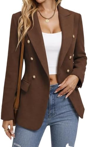 Mina Self 2026 Women's Fall Tweed Blazer Plaid Jacket Business Casual Coat