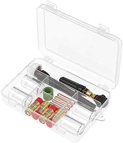 YESWELDER 22Pcs TIG Welding Torch Stubby Gas Lens #10 Glass Cup Kit