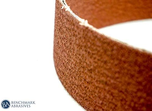 Benchmark Abrasives 2" x 72" Premium Ceramic Sanding Belts for Grinding Deburring Polishing Rust Removal on Metal, Stainless Steel, and Carbon Steel, Use with Belt Disc Sander (6 Pack) - 36 Grit