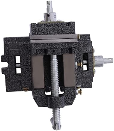 3-Inch Cross Slide Vise Drill Press Milling Vise, 3" Jaw Width, X-Y Compound Vise 2 Way Heavy Duty Bench Mount Clamp Machine Vice Holder Clamping Tool Workholding Milling Device