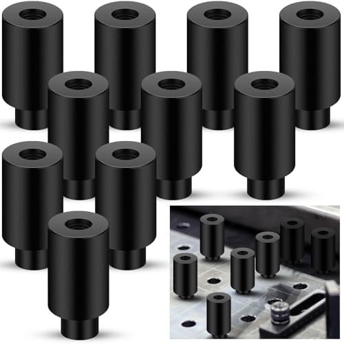 Hicarer 10 Pcs 5/8" x 1" x 1.5" Welding Table Fixture Pins Locating Clamps