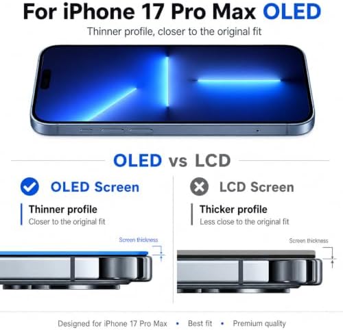 NB+ for iPhone 17 Pro Max Soft OLED Screen Replacement Soft FHD Screen