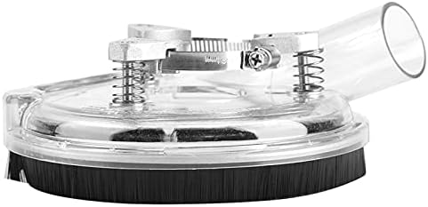Shanrya Hand Grinder Dust Cover, Universal Dust Shroud for Angle Grinders, Fits 4" or 5" Grinder/Polisher, Captures Up to 99.5% Dust, Removable Front Edge, Adjustable Height