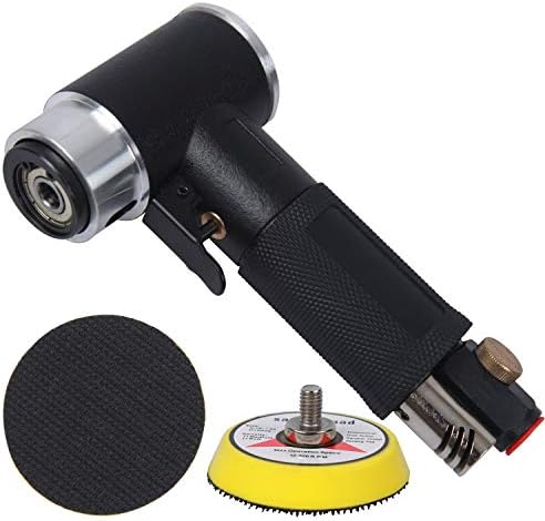 2" and 3" Random Orbital Air Mini Sander - 15,000 RPM Pneumatic Angle Sander, Dual Action Polisher