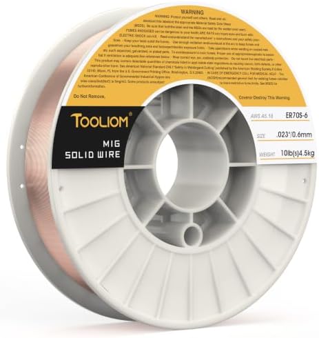 TOOLIOM ER70S-6 0.023" Mild Steel MIG Welding Wire 10LB