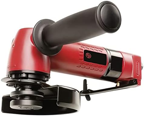 Chicago Pneumatic CP9120CRN - Air Grinder Tool, Welder, Woodworking, Automotive Car Detailing, Stainless Steel Polisher, Heavy Duty, Right Angle Grinder, 4 Inch (100 mm), 0.8 HP / 600 W - 12000 RPM